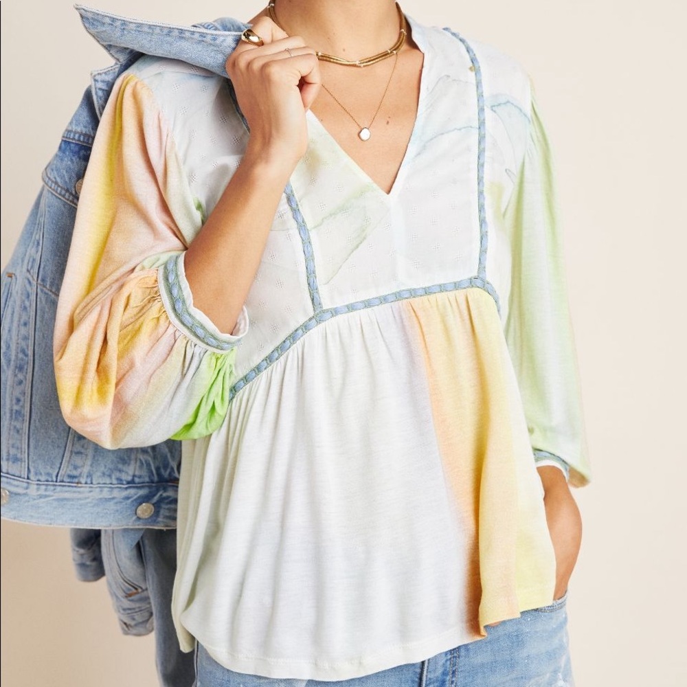 Anthropologie Top - only worn once!